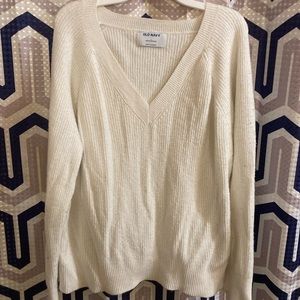 Old Navy Size Large White Sweater